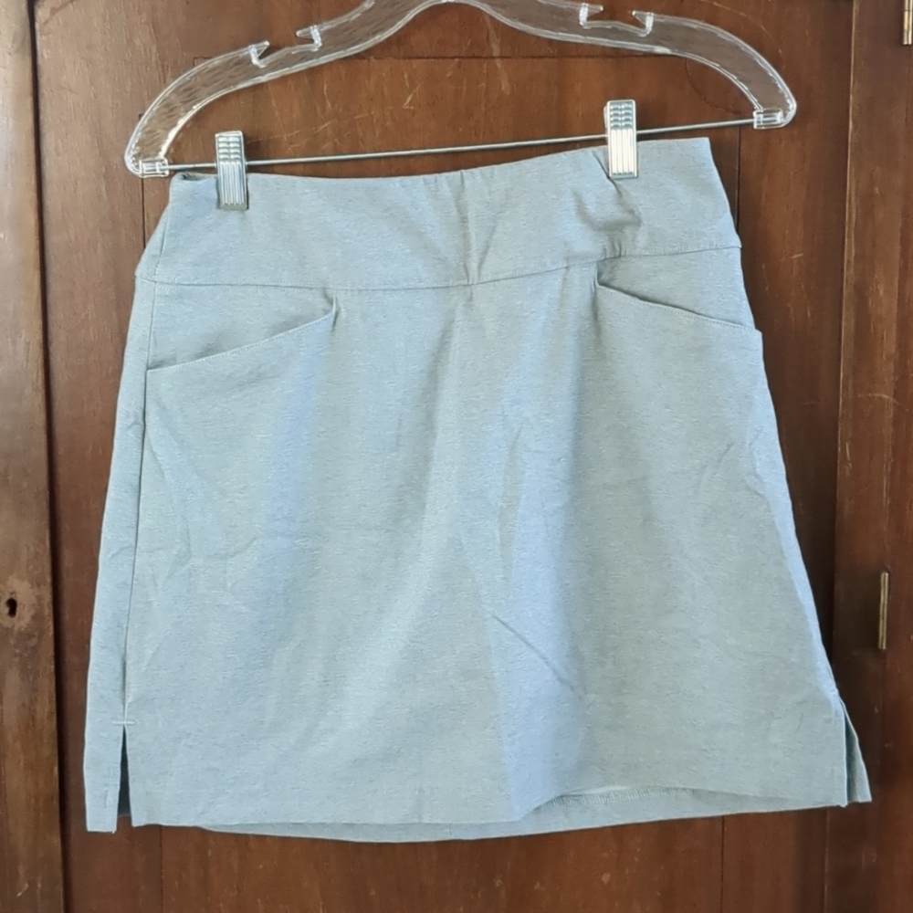 Gray LADY HAGEN Skort Sz S Skirt Shorts